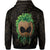 Polynesian Hula Man Helmet Hawaii Hoodie Gold - Polynesian Pride