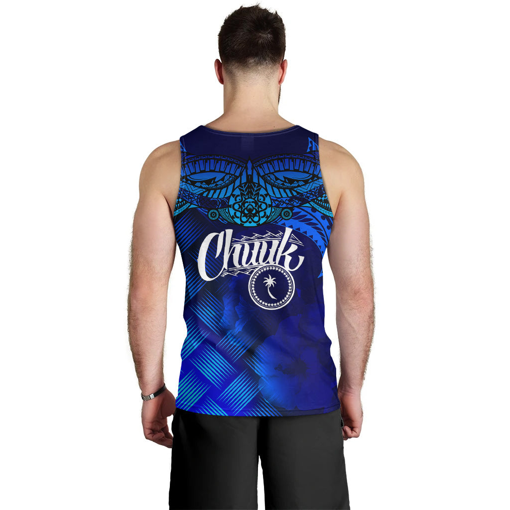 Chuuk Polynesian Men Tank Top - Lauhala Coat Of Arms - Polynesian Pride