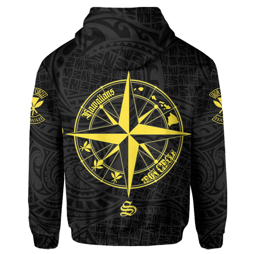 Kanaka Polynesian Iron Circle Hoodie LEMC AH - Polynesian Pride