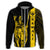 Kanaka Map King Turquoise Zipper Hoodie Edgar Style - Polynesian Pride