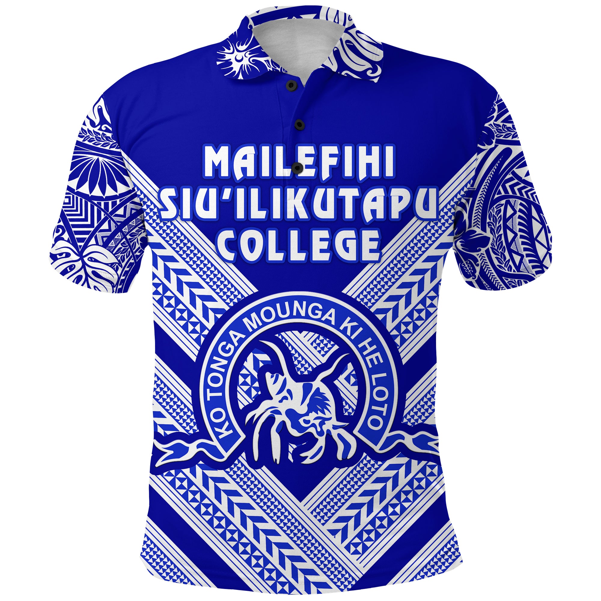 Tonga Mailefihi Siuilikutapu College Polo Shirt Creative Style LT8 Unisex Blue - Polynesian Pride