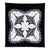 Hawaii Quilt - Manta Ray Quilting Style Quilt - AH Black - Polynesian Pride