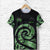 New Zealand Green Rugby Shirt, Maori Rugby Kirituhi Tattoo T Shirt Unisex Black - Polynesian Pride