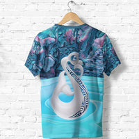 New Zealand Shirt, Maori Manaia Paua Shell T Shirt - Polynesian Pride