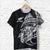 New Zealand Shirt, Maori Tattoo T Shirt Polynesian Style Black Unisex Black - Polynesian Pride