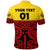 Custom Marquesas Islands Polo Shirt Marquesan Tattoo Special Style Gradient Red LT8 - Polynesian Pride