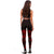 Marquesas Islands Polynesian Leggings - Polynesian Tattoo Red Version - Polynesian Pride