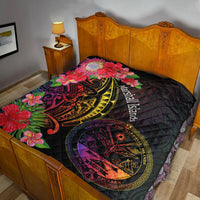 Marshall Islands Premium Quilt - Tropical Hippie Style - Polynesian Pride