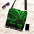 Marshall Islands Boho Handbag - Green Color Cross Style One Size Boho Handbag Black - Polynesian Pride