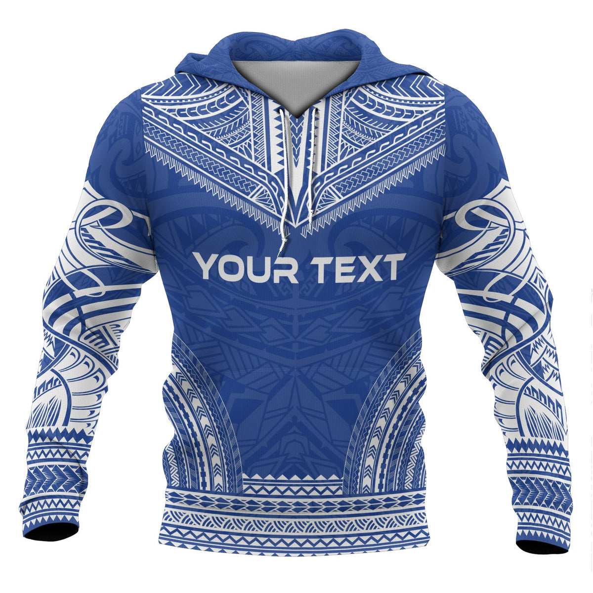 Marshall Islands Polynesian Chief Custom Hoodie Flag Version - Polynesian Pride