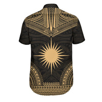 Marshall Islands Polynesian Chief Shirt - Gold Version - Polynesian Pride
