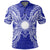 Marshall Islands Polo Shirt Marshall Islands Flag Map Polynesian Tattoo Blue Unisex Blue - Polynesian Pride