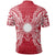 Marshall Islands Polo Shirt Marshall Islands Flag Map Polynesian Tattoo Red White - Polynesian Pride