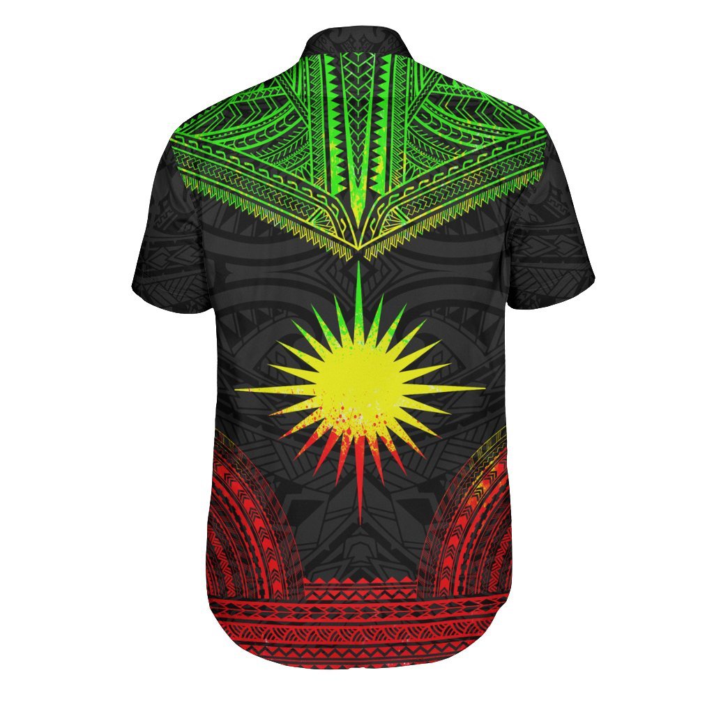 Marshall Islands Polynesian Chief Shirt - Reggae Version - Polynesian Pride