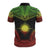 Marshall Islands Polo Shirt Marshall Islands Flag Polynesian Chief Tattoo Reggae Version - Polynesian Pride