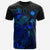 Marshall Islands T Shirt Marshall Islands FLag Turtle Hibiscus Blue Unisex Blue - Polynesian Pride
