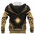 Marshall Islands Polynesian Chief Custom Zip up Hoodie Gold Version Unisex Gold - Polynesian Pride