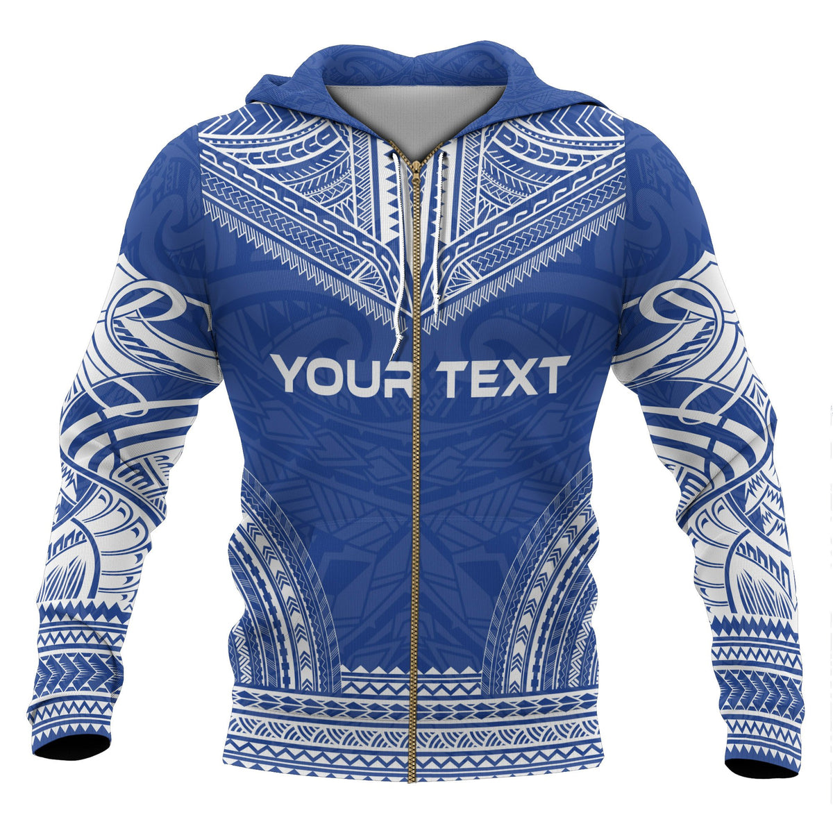 Marshall Islands Polynesian Chief Custom Zip up Hoodie Flag Version - Polynesian Pride