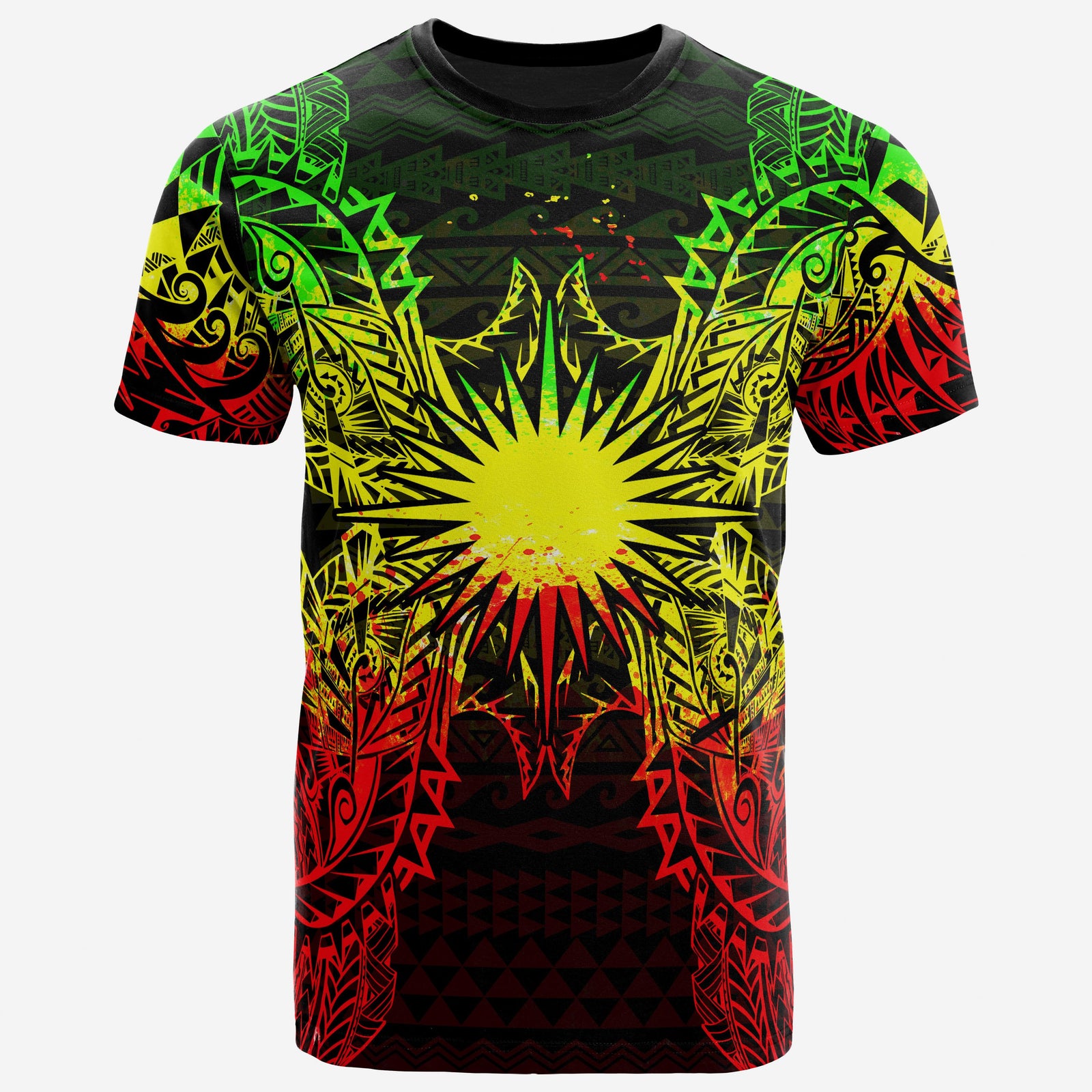 Marshall Islands All T Shirt Marshall Islands Flag Map Polynesian Tattoo Reggae Unisex Reggae - Polynesian Pride