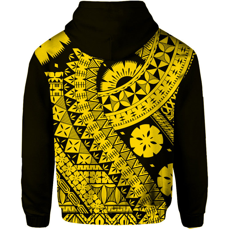 Polynesian Masi Kesa Gold Style Hoodie LT9 - Polynesian Pride