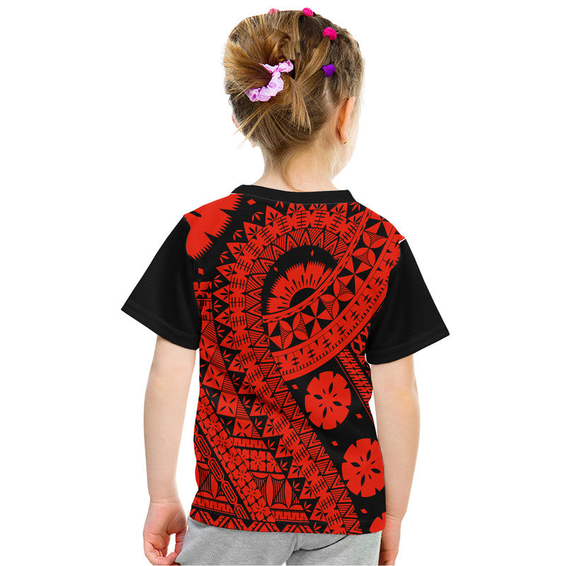 Polynesian Masi Kesa Red Style T Shirt LT9 - Polynesian Pride