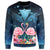 Kanaka Flamingo Couple Rose Hibiscus Plumeria Sweatshirt - Love Universe - AH - Polynesian Pride