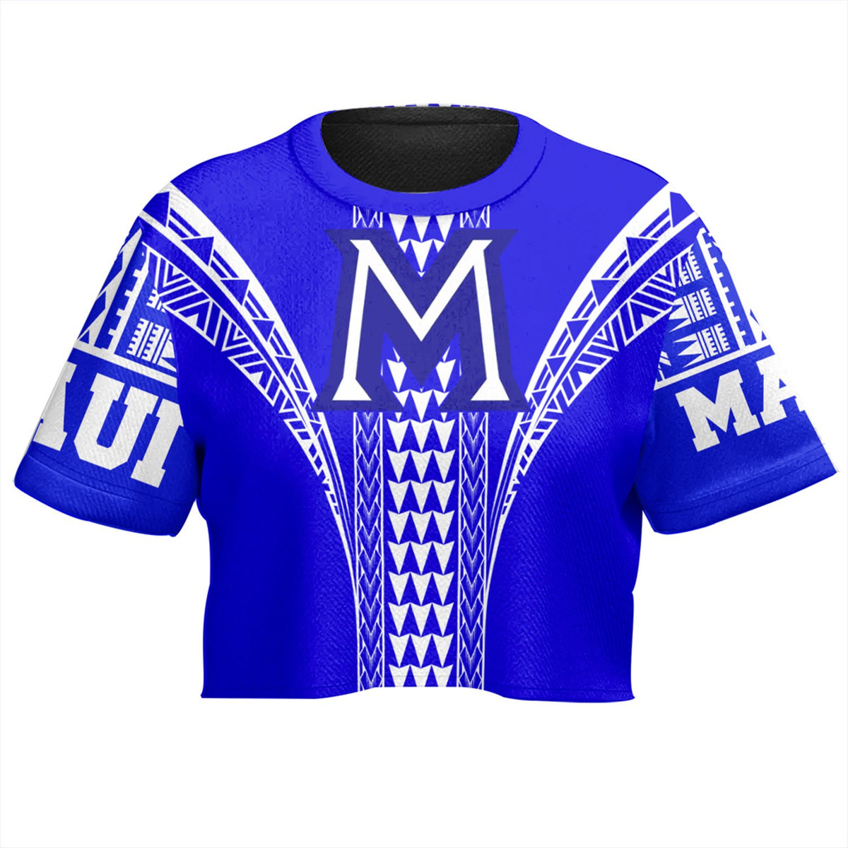 Hawaii - Maui High All - over Print Crop Top T-shirt AH - Polynesian Pride