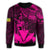 Hawaiian King Kanaka Map Polynesian Maui Sweatshirt - Pink - Hala Style - AH - Polynesian Pride