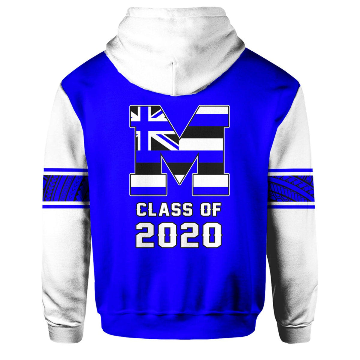 Custom Hawaii Hoodie Maui High Custom Your Class Zip Hoodie - Polynesian Pride