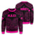 Hawaiian Kanaka Map Polynesian Maui Sweatshirt - Pink - Brad Style - AH Unisex Pink - Polynesian Pride