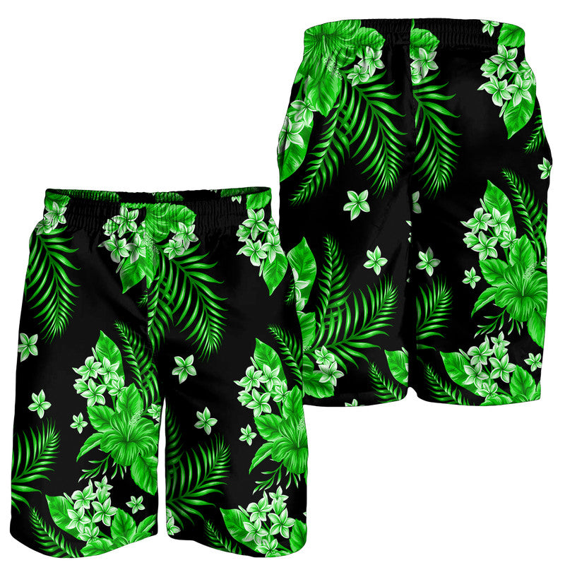 Hawaii Summer Colorful Men Shorts Green LT6 Green - Polynesian Pride