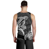 Hawaii Men Tank Top Shark and Turtle Mix Kakau LT9 - Polynesian Pride