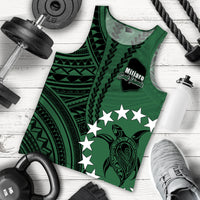 Cook Islands Mitiaro Polynesian Men Tank Top LT6 Green - Polynesian Pride