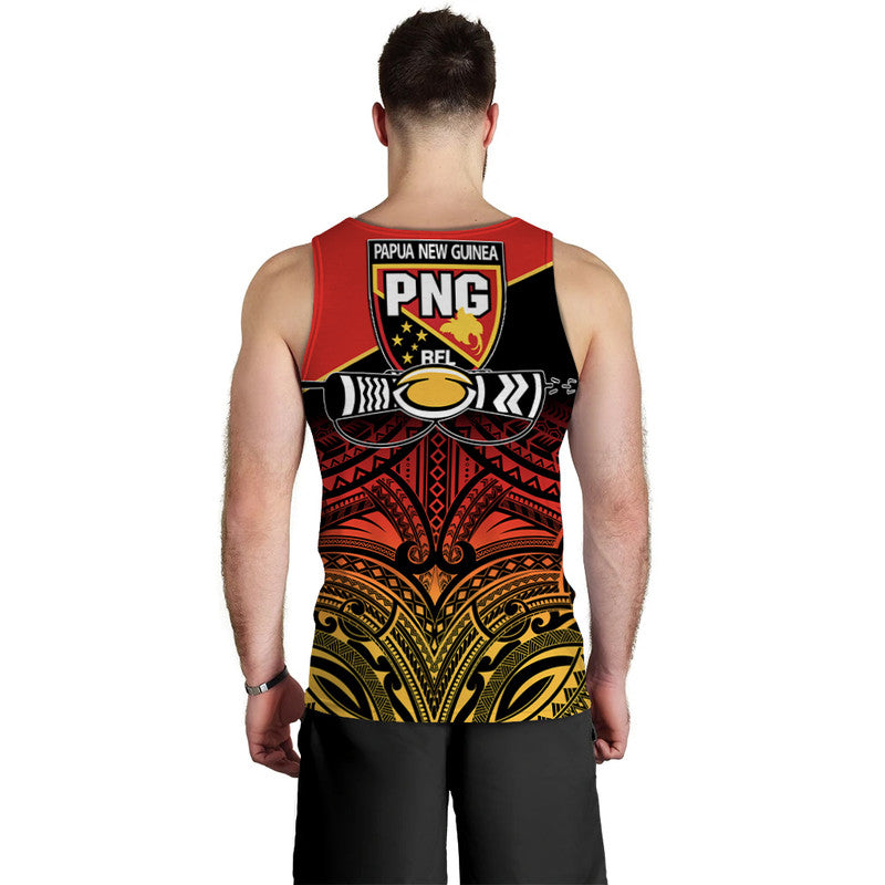PNG Rugby The Kumuls Men Tank Top LT6 - Polynesian Pride