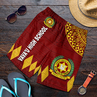 Tonga Vava'u High School Men Short Simple Style - Maroon LT8 - Polynesian Pride