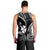 Wallis and Futuna Men Tank Top Polynesian Style White Color LT6 - Polynesian Pride