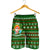 Hawaiian Santa Claus Mele Kalikimaka Men's Shorts - Aviv Style - Green - AH - Polynesian Pride