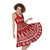 Hawaii Christmas Women's Midi Dress Mele Kalikimaka LT7 Red - Polynesian Pride