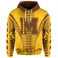 Hawaii Hoodie Mililani High Zip Hoodie - Polynesian Pride