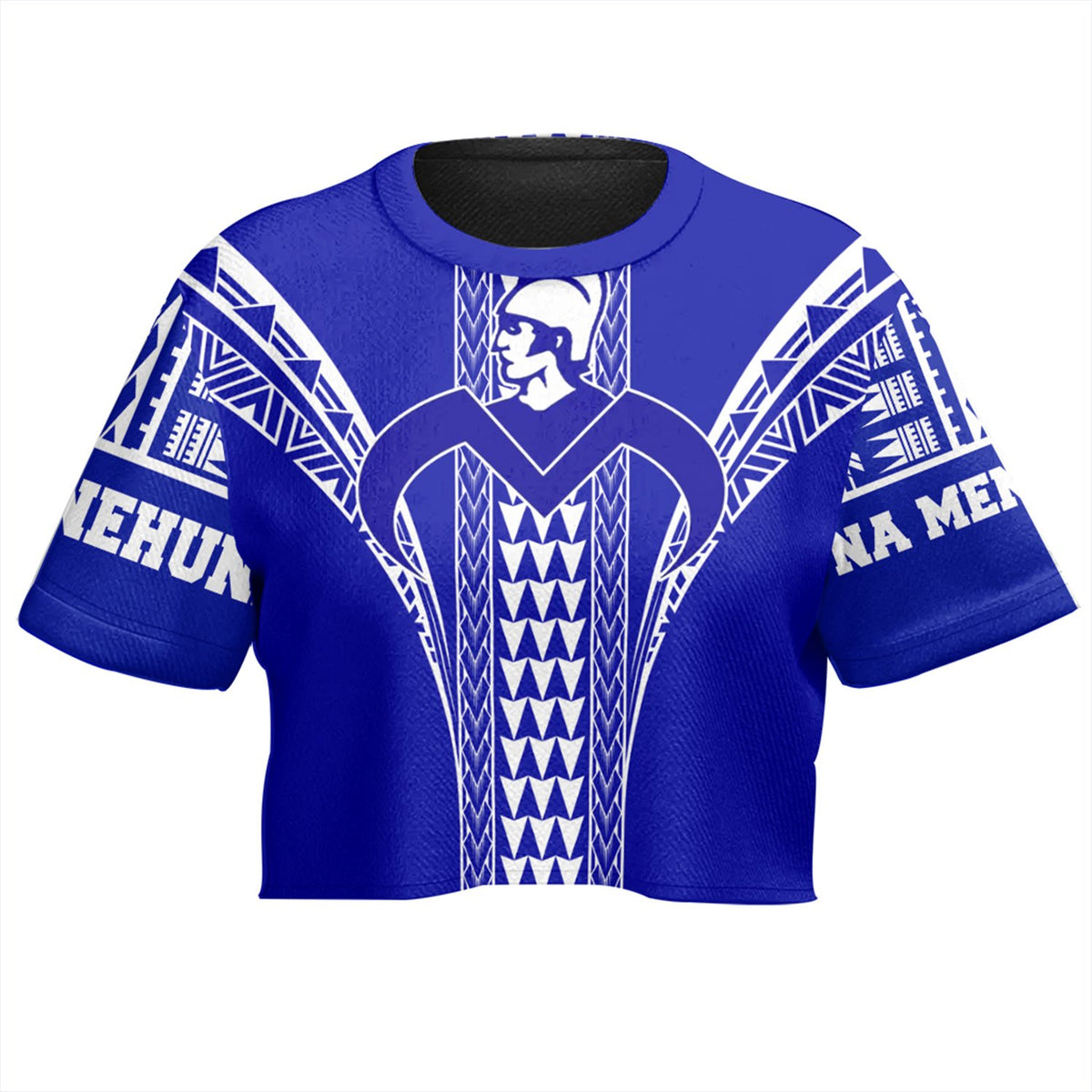 Hawaii - Moanalua High All - over Print Crop Top T-shirt AH - Polynesian Pride