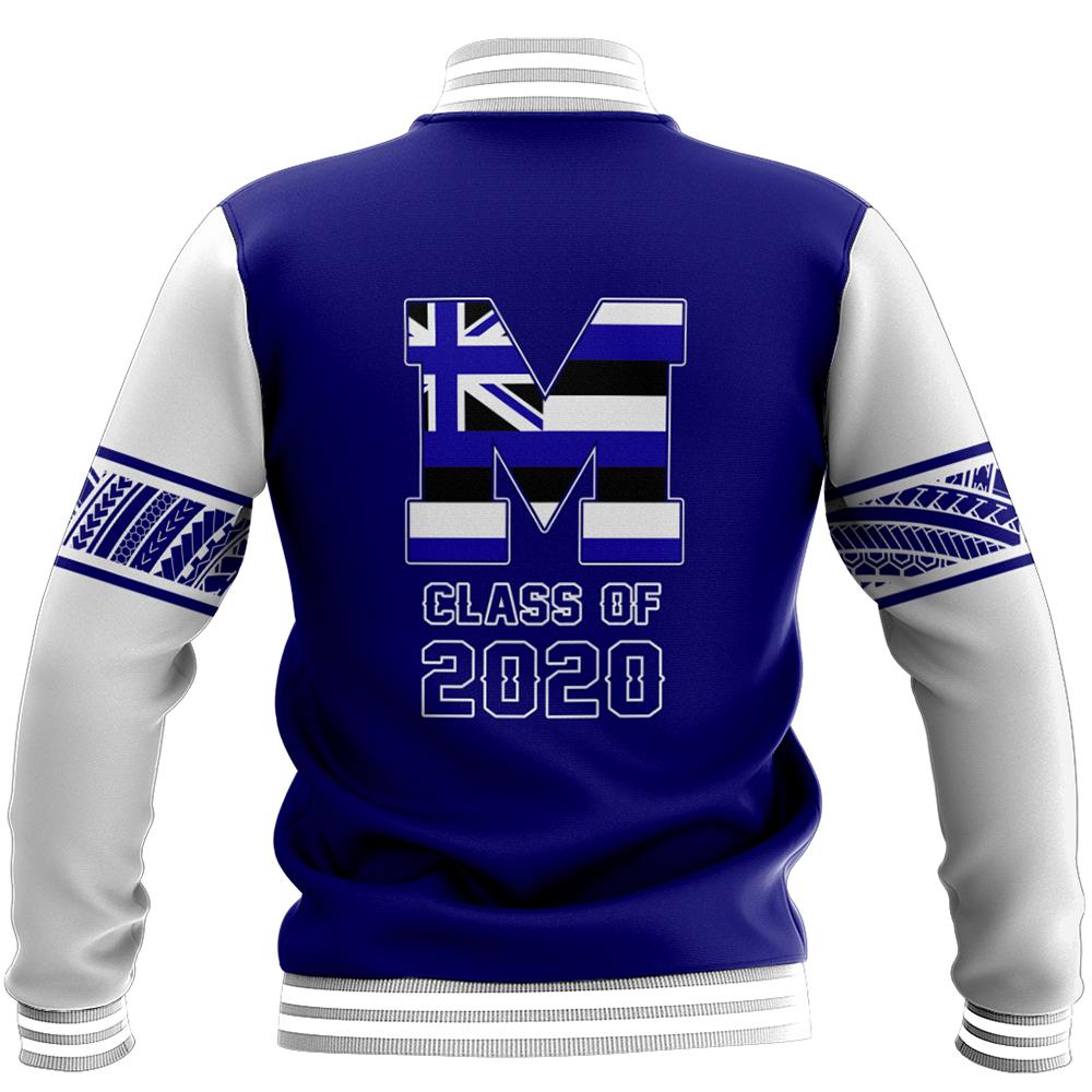 (Personalized) Hawaii Baseball Jacket - Moanalua High Custom Your Class Baseball Jacket - AH - Polynesian Pride