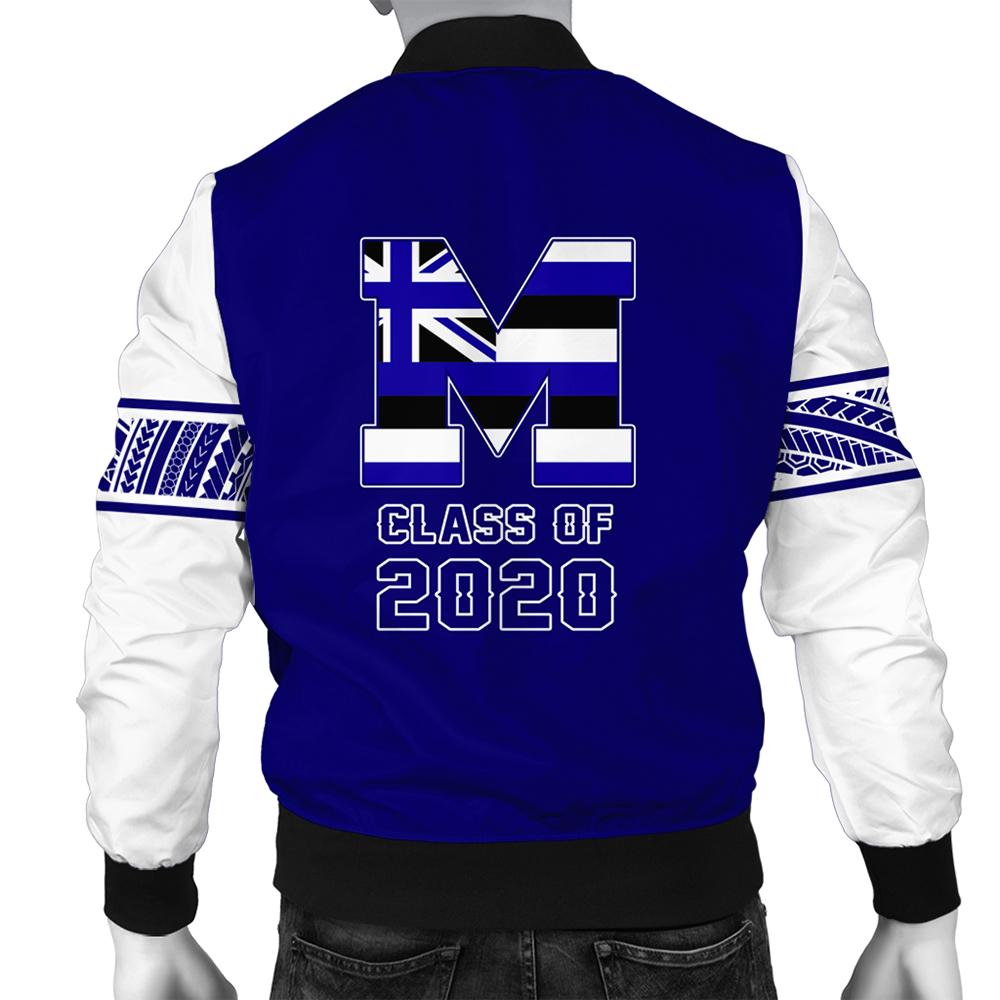 (Personalized) Hawaii Bomber Jacket - Moanalua High Custom Your Class Bomber Jacket AH - Polynesian Pride