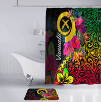 Vanuatu Bathroom Set Polynesian With Hibiscus LT6 - Polynesian Pride