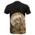 Hawaii State Hibiscus Gold Polynesian T Shirt Floral Style - Polynesian Pride