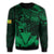 Hawaiian King Kanaka Map Polynesian Molokai Sweatshirt - Green - Hala Style - AH - Polynesian Pride