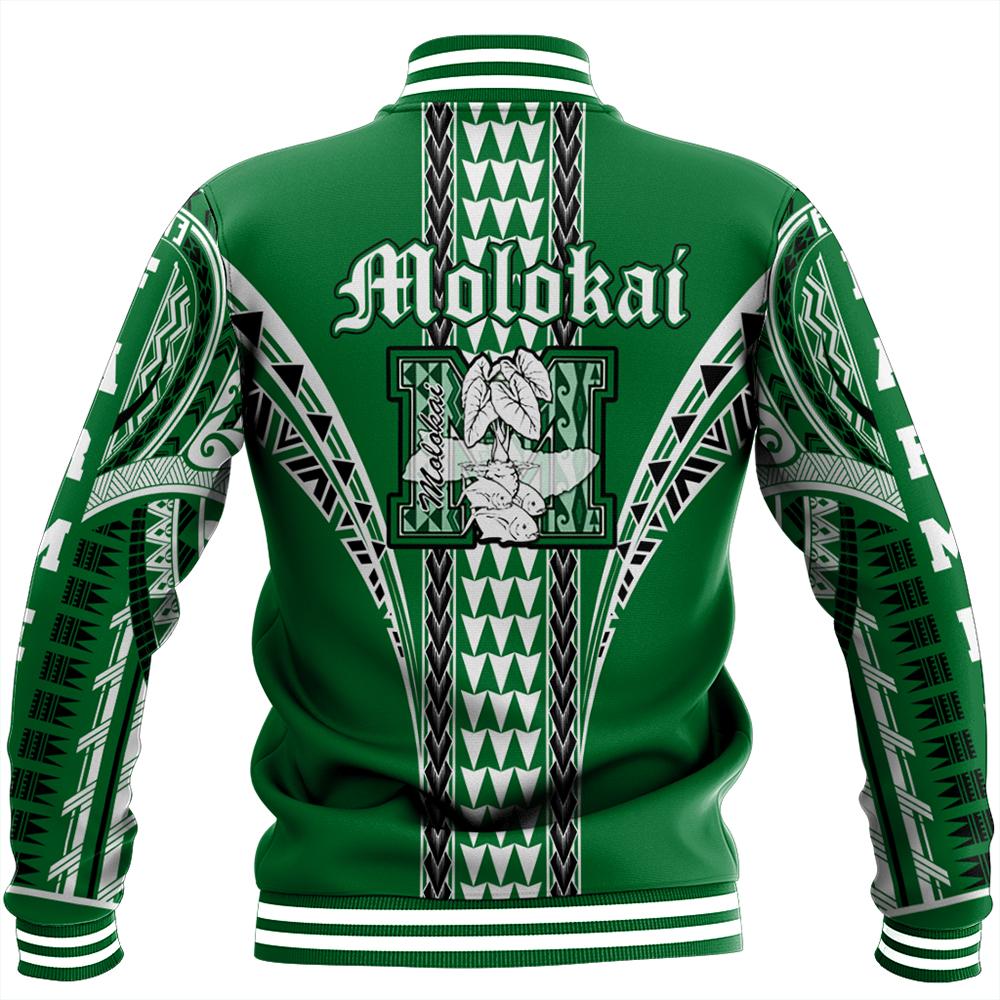 Hawaii Baseball Jacket - Molokai High Baseball Jacket - AH - Polynesian Pride