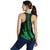 Hawaiian King Kanaka Map Polynesian Molokai Racerback Tank - Green - Hala Style - AH - Polynesian Pride