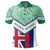 Hawaii Flag Molokai Polo Shirt Green Mit Style - Polynesian Pride