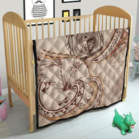 Nauru Premium Quilt - Hibiscus Flowers Vintage Style - Polynesian Pride