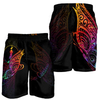 New Caledonia Men's Shorts - Butterfly Polynesian Style - Polynesian Pride